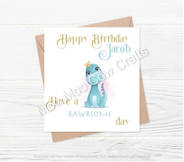 blue dinosaur on white background