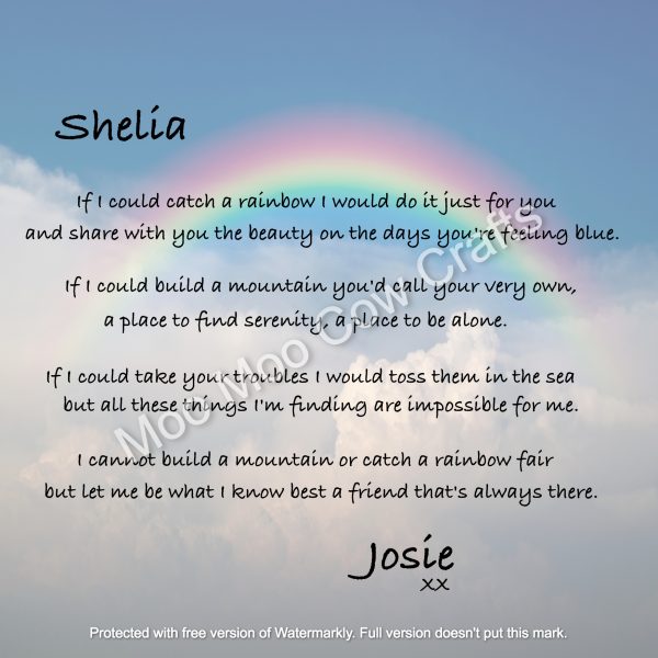 text with raqinbow background