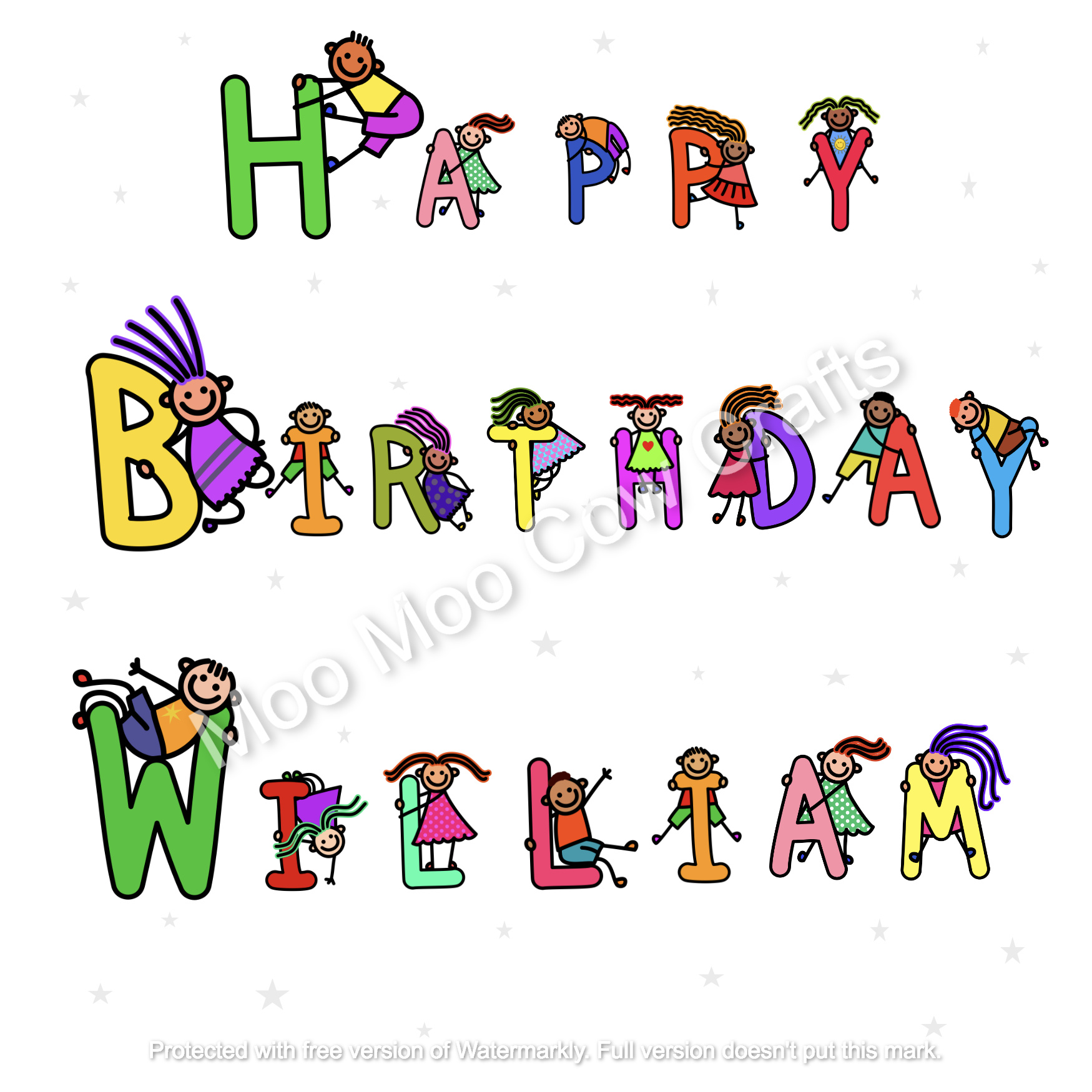 Personalised Birthday Card - Kids Alphabet Antics - Image 2