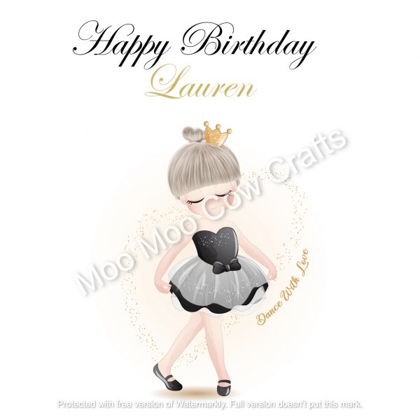 ballerina holding tutu