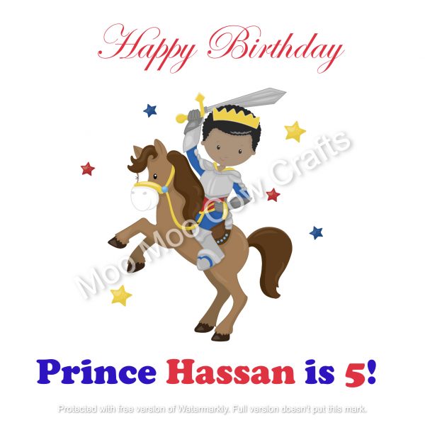 clipart prince on horwseback with sword and horse