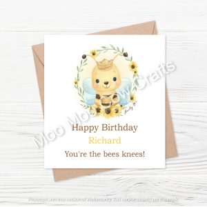 bee on white background