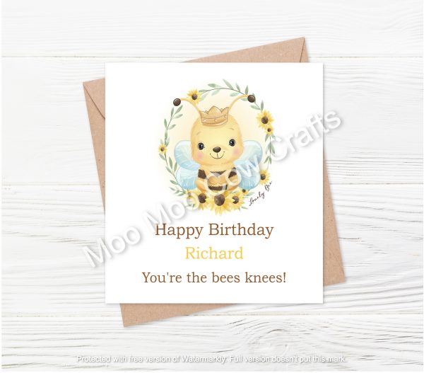 bee on white background