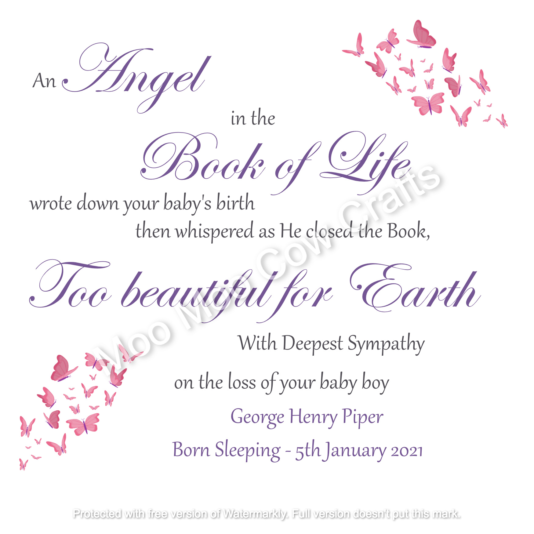 text on white background