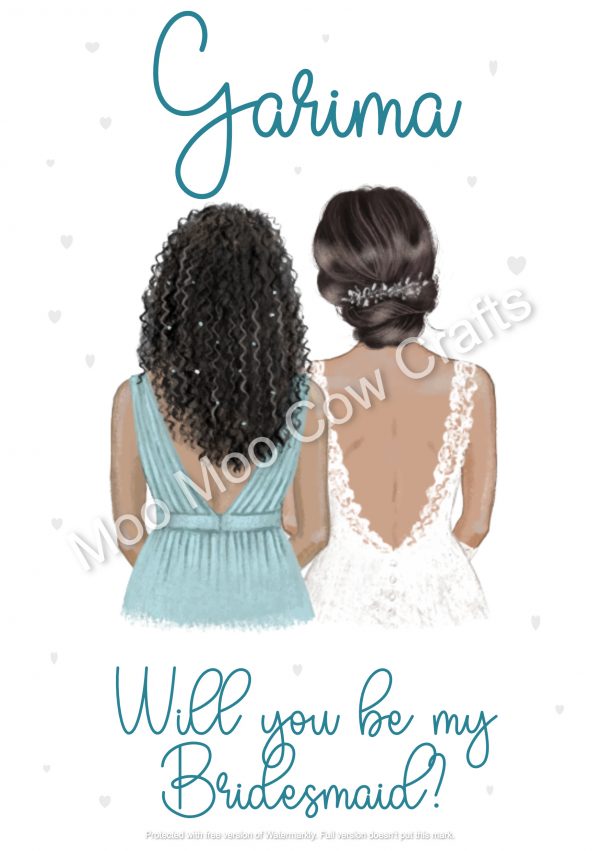 two women in wedding attire