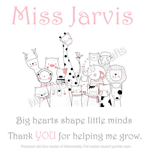 clipart animals on white background with text