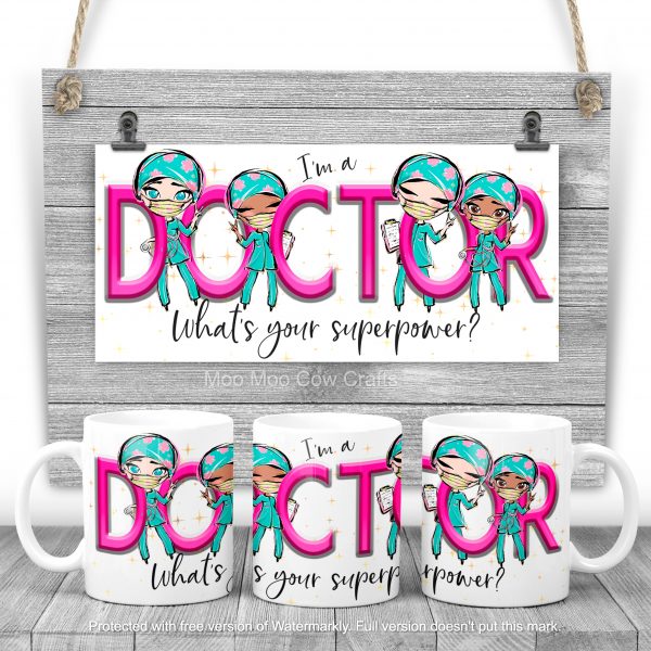 lady clipart with masks on wooden background