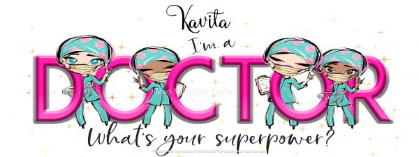 female doctor clipart with text