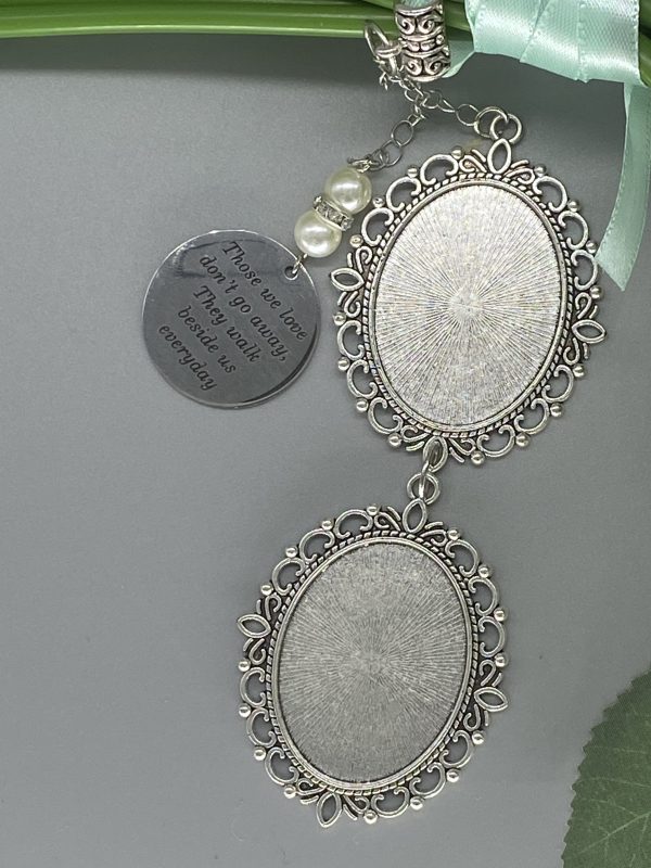 two pendant charms