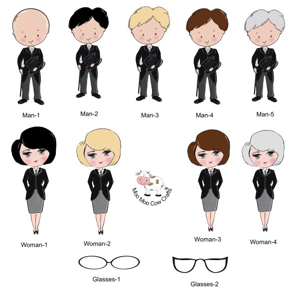 multiple funeral arranger clipart