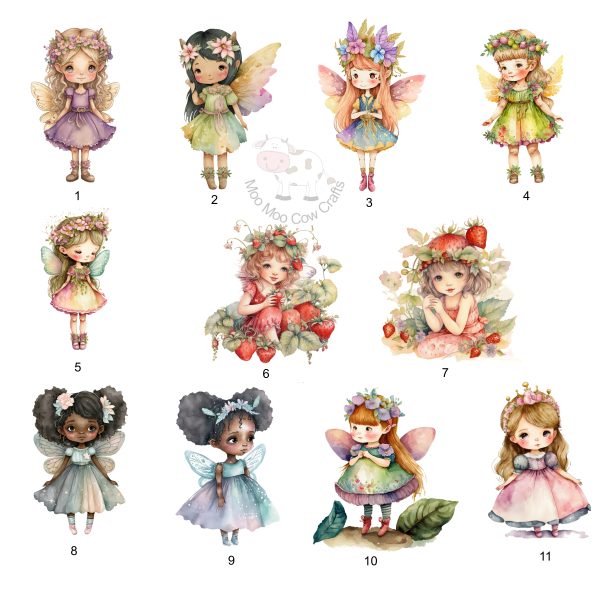 multiple imagges of fairies