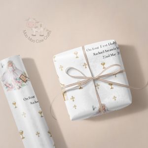 gift box on beige background