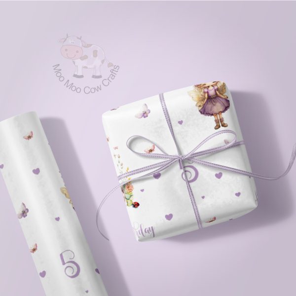 purple background with white gift box
