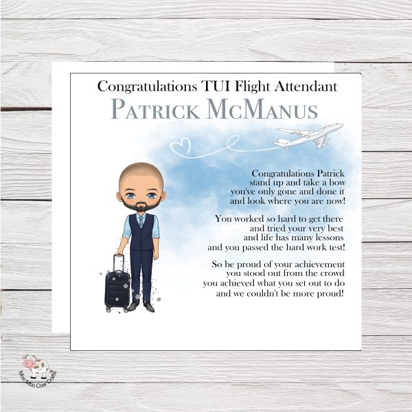 tui male flight attendant clipart