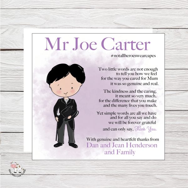 funeral director clipart on wooden background