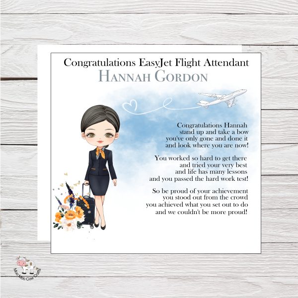 cabin crew clipart on wooden background