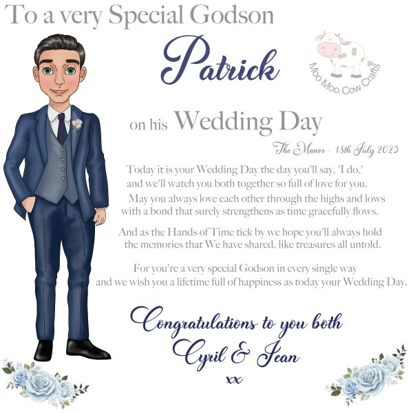 clipart image of man with text on white background