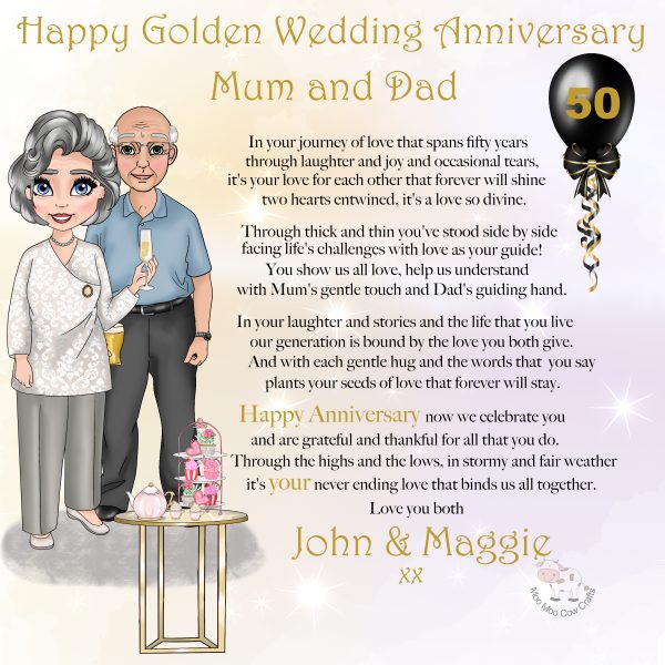 clipart image of elderly couple