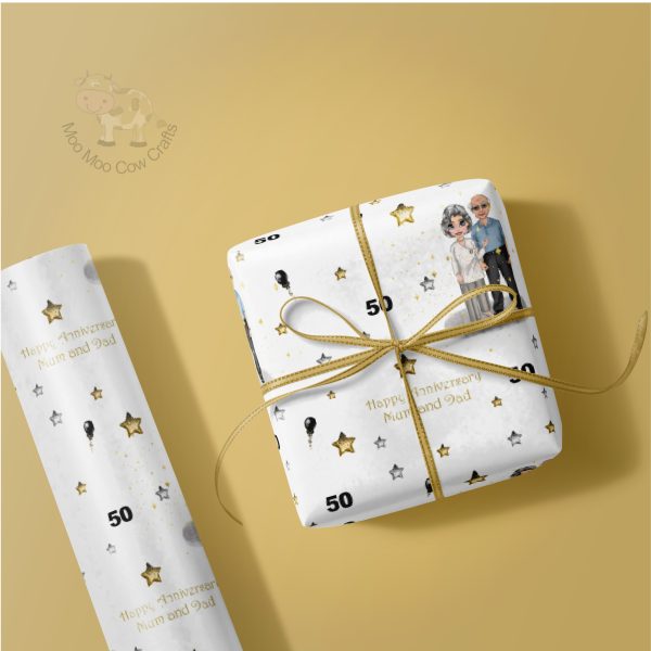 pape4r on a gold background.