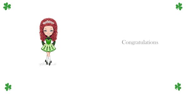 clipart irish dancer on white background