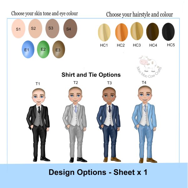 clip art of boys in suits and oval colours