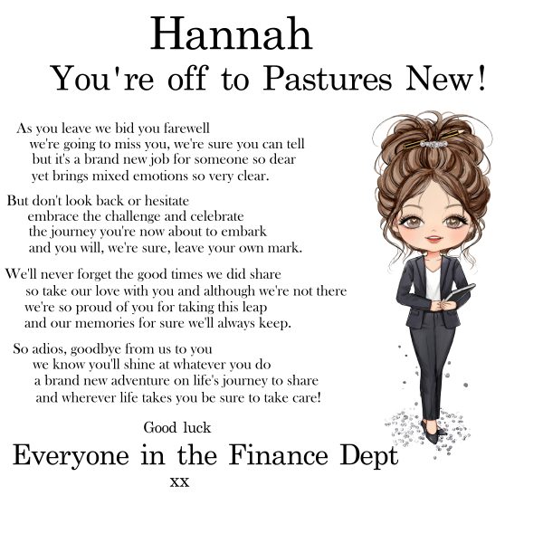 clipart of woman with pencil in her hair with black text on white background