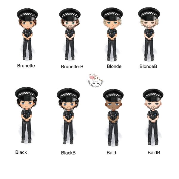 Male Police Officer clipart