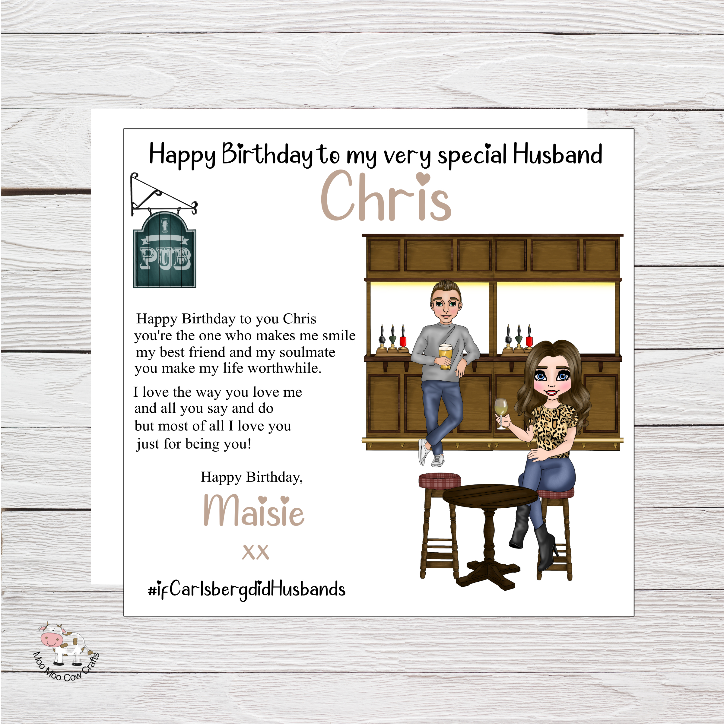 clipart image of man and woman in a bar
