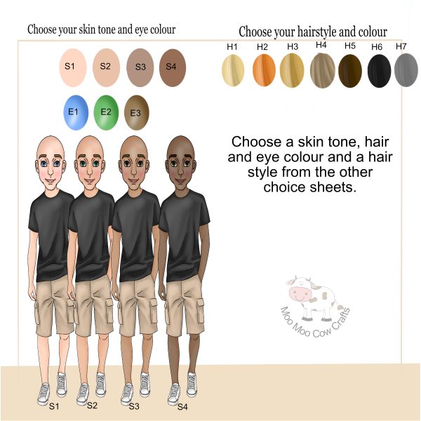 multiple choice clipart images of a man wearing shorts