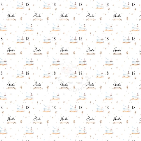 clipart lighthouse pattern on a white backgropund