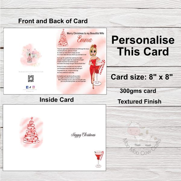 wooden background with clip art images of a woman leaning on a cocktail glass